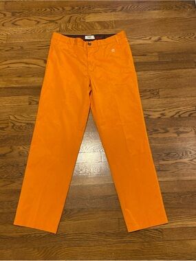 NWOT Lesmart Mens Orange Golf Pants Size 36x33